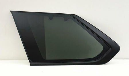 Black Moulding Driver Left Side Quarter Window Quarter Glass Compatible with Toyota Sequoia 2023-2025 Models