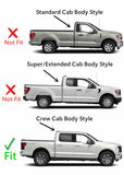Tempered Passenger Right Side Rear Door Window Door Glass Compatible with Ford F-Series F150 F250 F350 F450 F550 4-Door Crew Cab 2023-2026 Models
