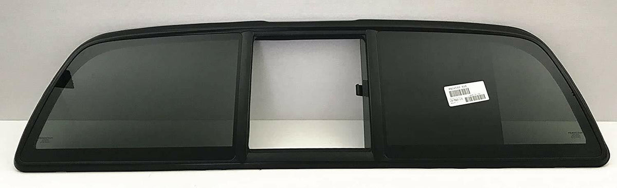 OEM Style Sliding Back Window Rear Manual Slider Glass Compatible with Toyota Tundra Pickup 2000-2006 Models