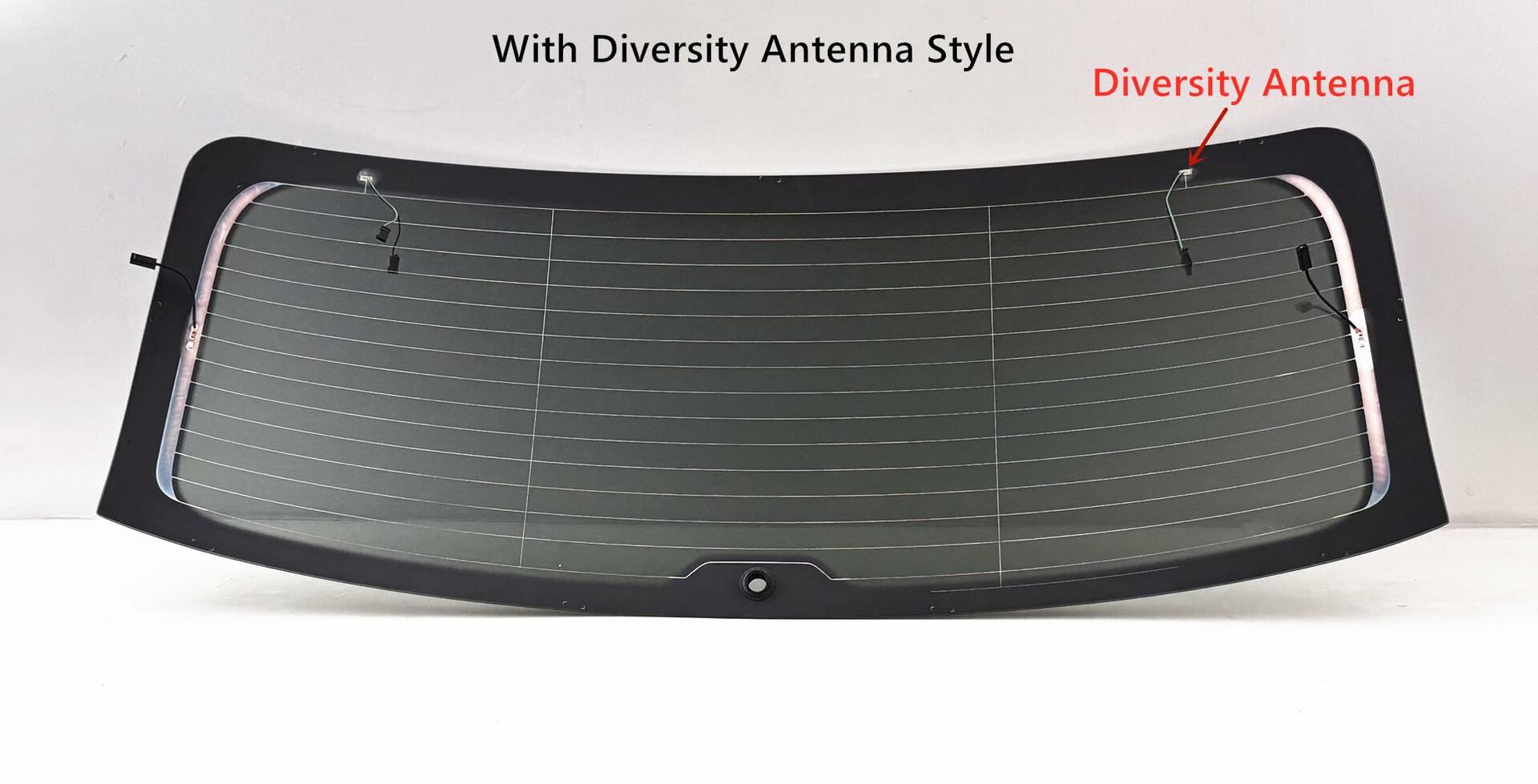W/ Diversity ATN Style Heated Rear Back TailGate LiftGate Window Back Glass Compatible with Volkswagen Taos 2022-2025 Models