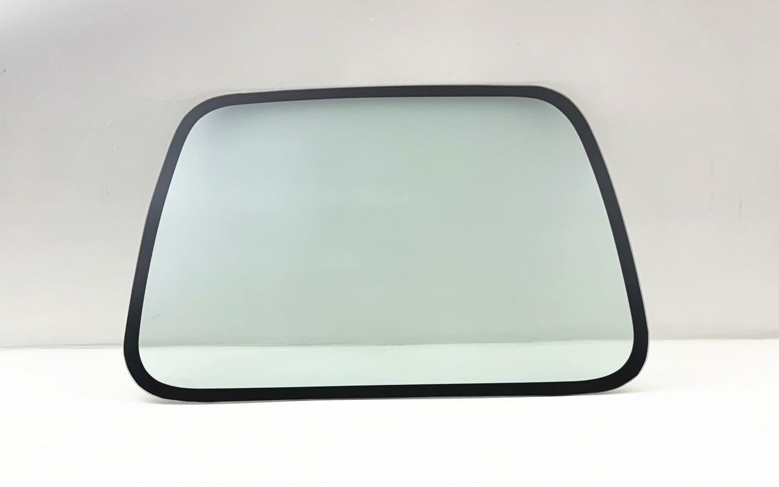 Tempered Clear Passenger Right Side Rear Quarter Window Quarter Glass Compatible with Jeep Wrangler 93.4'' WB Short Wheel Base 1987-2006 Models