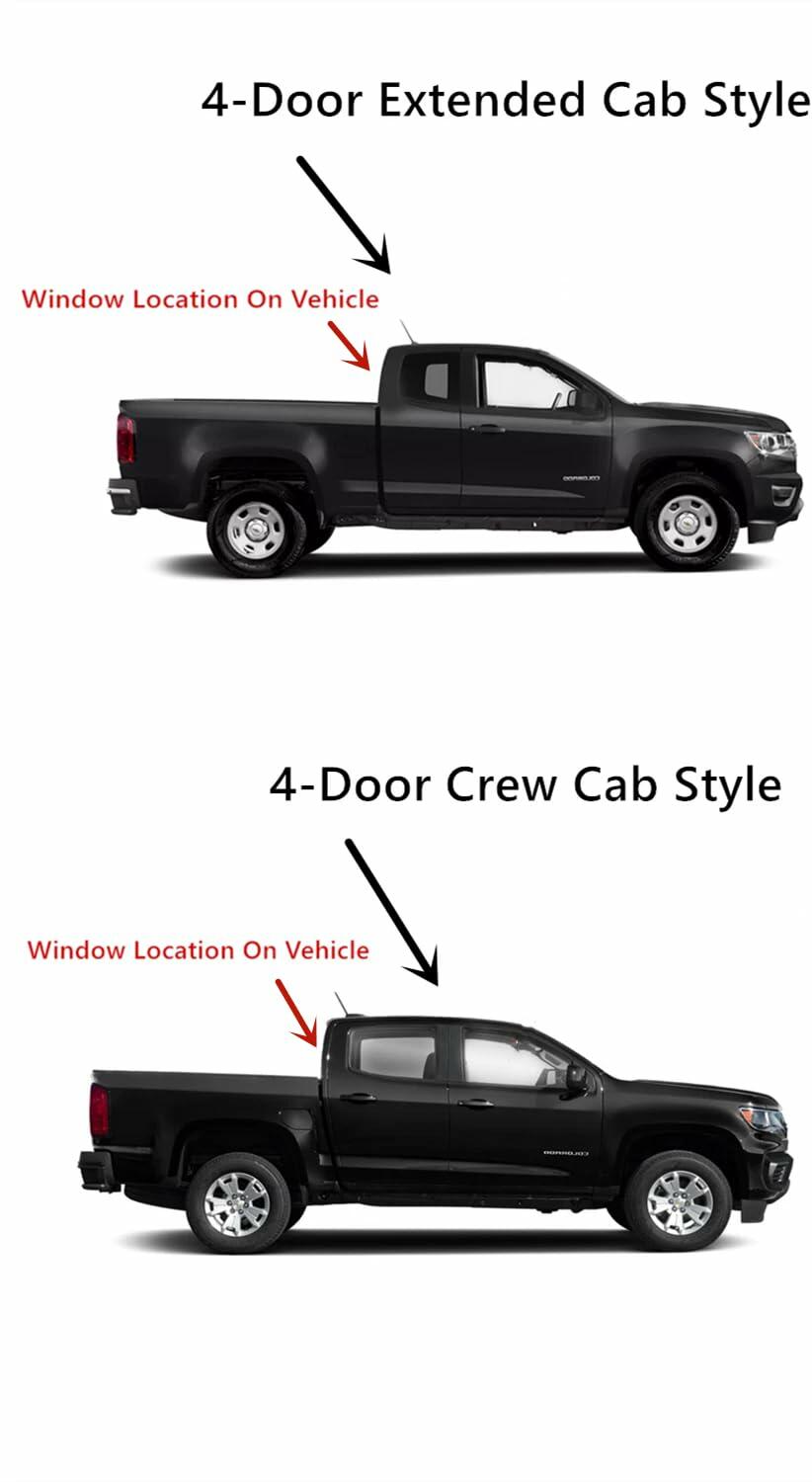 Heated Back Window Back Glass Compatible with Chevrolet Colorado/GMC Canyon 2015-2026