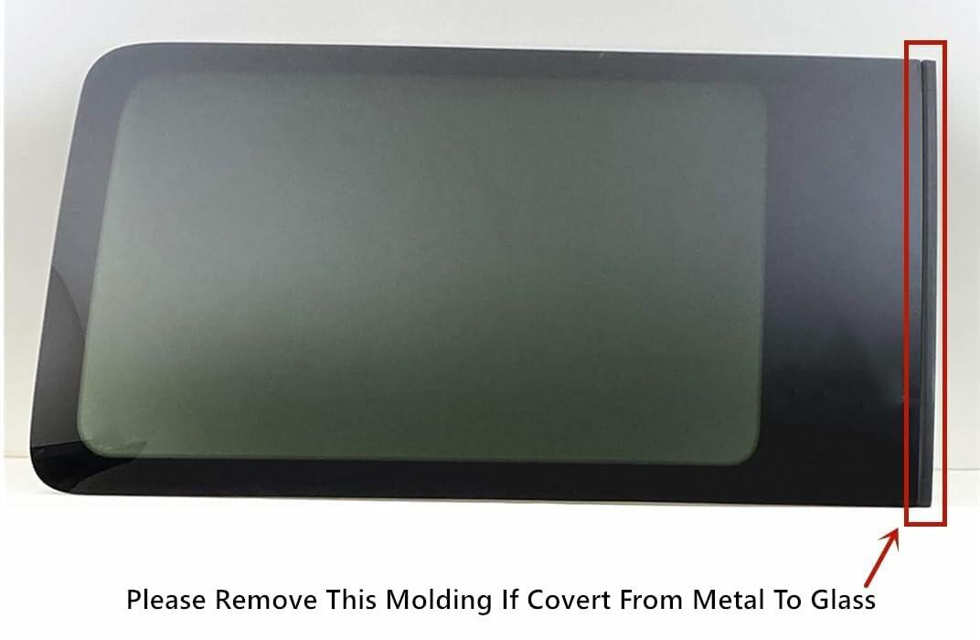 Privacy Driver Left Side Sliding Door Window Door Glass Compatible with Ford Transit 110.2" High-Roof 100.8" Mid-Roof Van 2015-2026 Models (Not for Transit Connect or Low-Roof Transit)