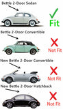 Tempered Door Window Door Glass Compatible with Beetle / Super Beetle 2-Door Sedan 1965-2003 Models Fit Both Side