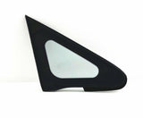 Black Moulding Style Tempered Driver Left Side Front Vent Window Vent Glass Compatible with Nissan Versa 4-Door Hatchback 2007-2013 Models