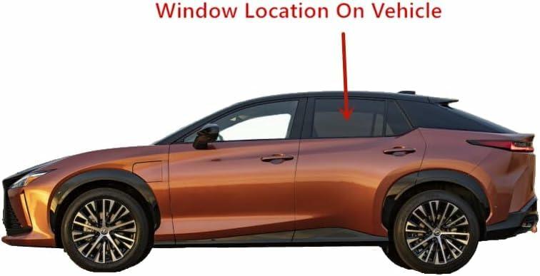 Laminated Driver Left Side Rear Door Window Door Glass Compatible with Lexus RZ300e RZ450e 2023-2025 Models