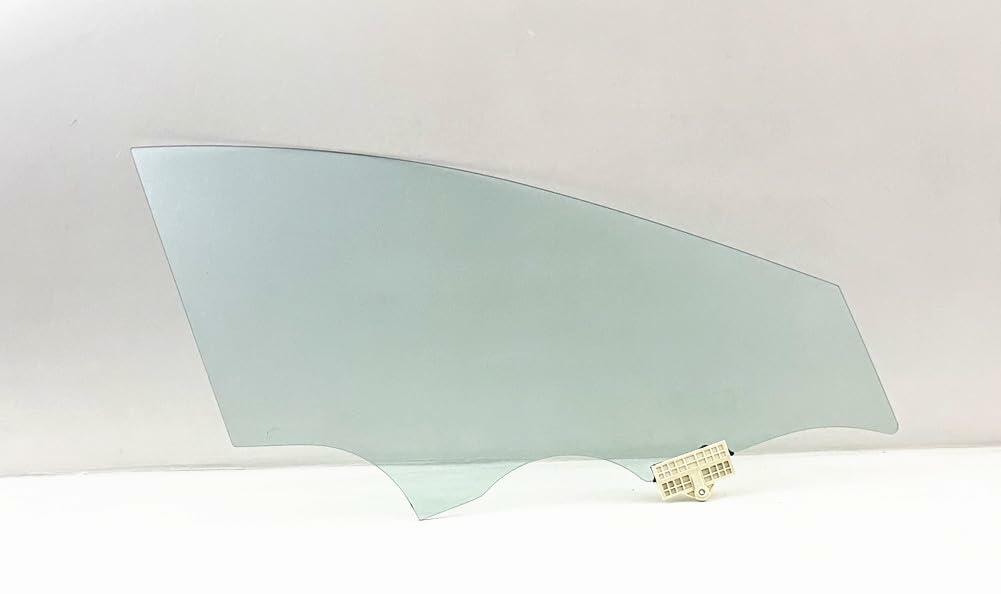 Tempered Passenger Right Side Front Door Window Door Glass Compatible with Hyundai Azera 2012-2017 Models