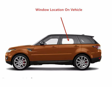 Tempered Driver Left Side Rear Door Window Glass Compatible with Range Rover Sport 2014-2022 Models