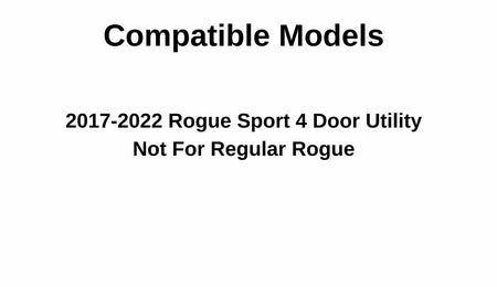 Tempered Driver Left Side Quarter Window Quarter Glass Compatible with Nissan Rogue Sport 2017-2022 Models (Not For Rogue Or Rogue Select)