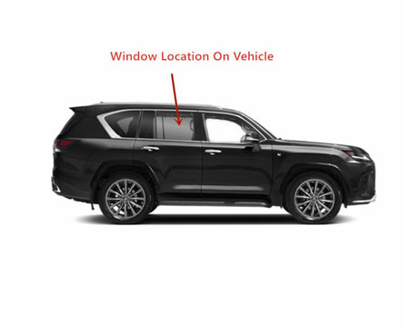 Laminated Passenger Right Side Rear Door Window Door Glass Compatible with Lexus LX600 2022-2025 Models