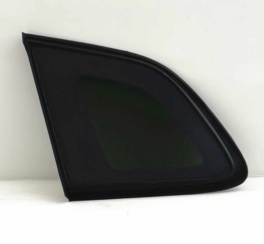 Chrome Molding Style Passenger Right Side Quarter Window Quarter Glass Compatible with Jeep Cherokee 2014-2018 Models (Not For Grand Cherokee)