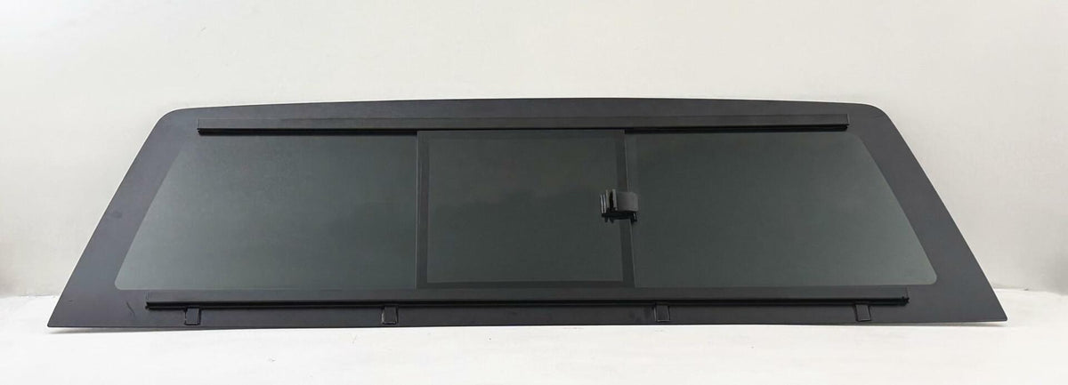 Flush Fit Manual Slider Back Window Back Glass Compatible with Chevrolet Silverado / GMC Sierra 1500 2007-2013 Models & 2500 3500 2007-2014 Models Pickup (Not For Classic Models)
