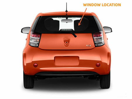Heated Back Window Back Glass Compatible with Scion IQ 2 Door Hatchback 2011-2014 Models