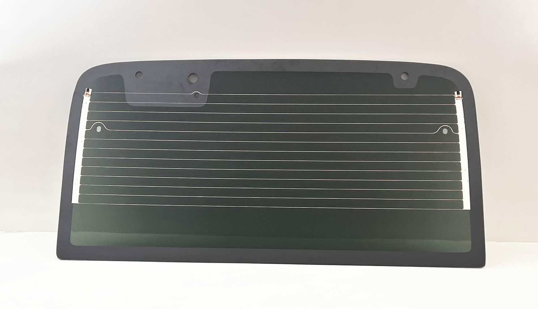 Glass Only Privacy Heated Rear Back Window Back Glass Compatible with Jeep Wrangler 1997-2002 Models