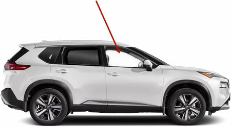 Tempered Passenger Right Side Front Door Window Door Glass Compatible with Nissan Rogue 2021-2026 Models (Not For Rogue Sport)