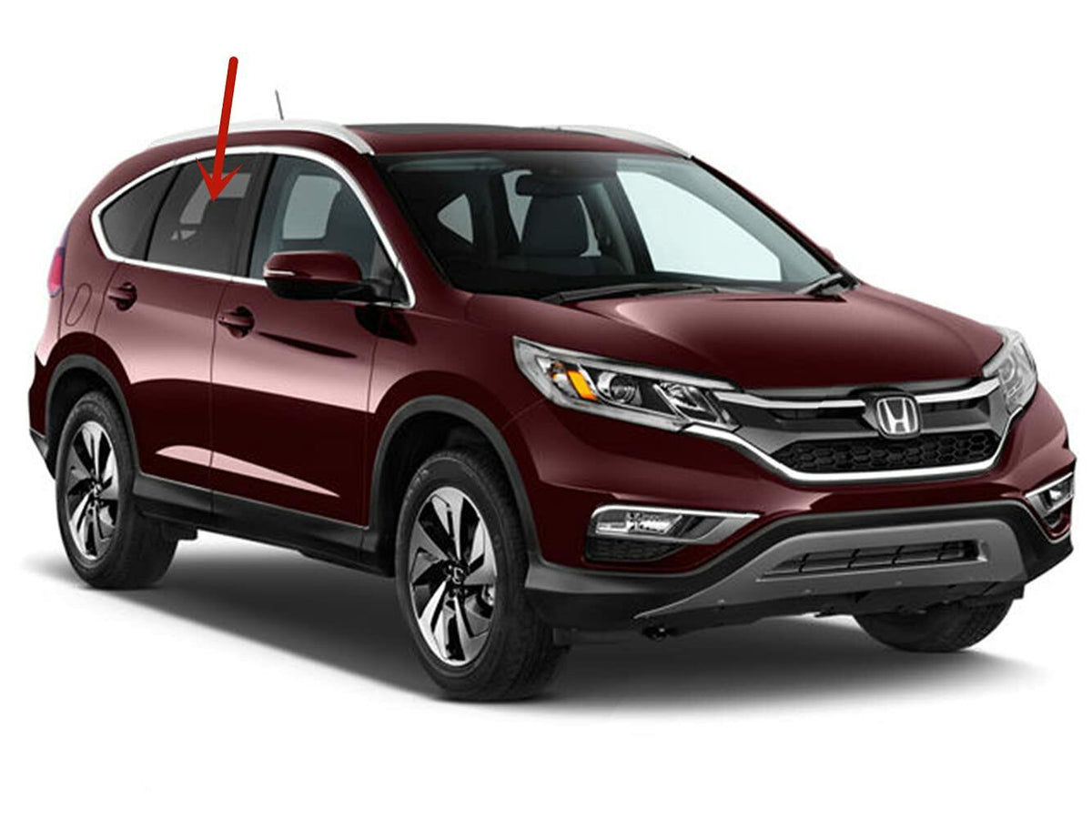 Passenger Right Side Rear Door Window Door Glass Compatible with Honda CR-V 2012-2016 Models