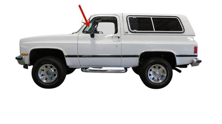 Driver Left Side Front Vent Window Vent Glass Compatible with GMC Pickup (C/K 1500 2500 3500) 1981-1986/Pickup (R/V 1500 2500 3500) 1987-1991 /Topkick Suburban Jimmy 1981-1991 Model