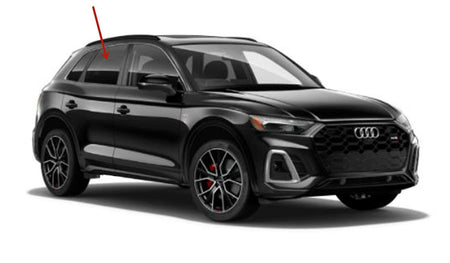 Passenger Right Side Rear Door Window Door Glass Compatible with Audi SQ5 / Q5 2018-2025 Models