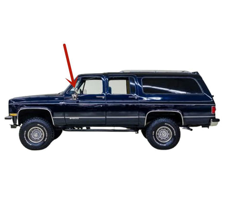 Driver Left Side Front Vent Window Vent Glass Compatible with Chevrolet Pickup (C10 C20 C30 K10 K20 K30) 1981-1986 / Pickup (R-Series , V-Series) 1987-1991 / Blazer Kodiak Suburban 1981-1991 Models