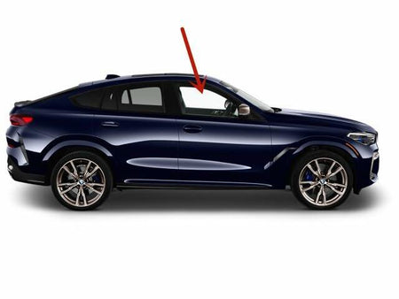 Tempered Passenger Right Side Front Door Window Door Glass Compatible with BMW X6 2020-2026 Models