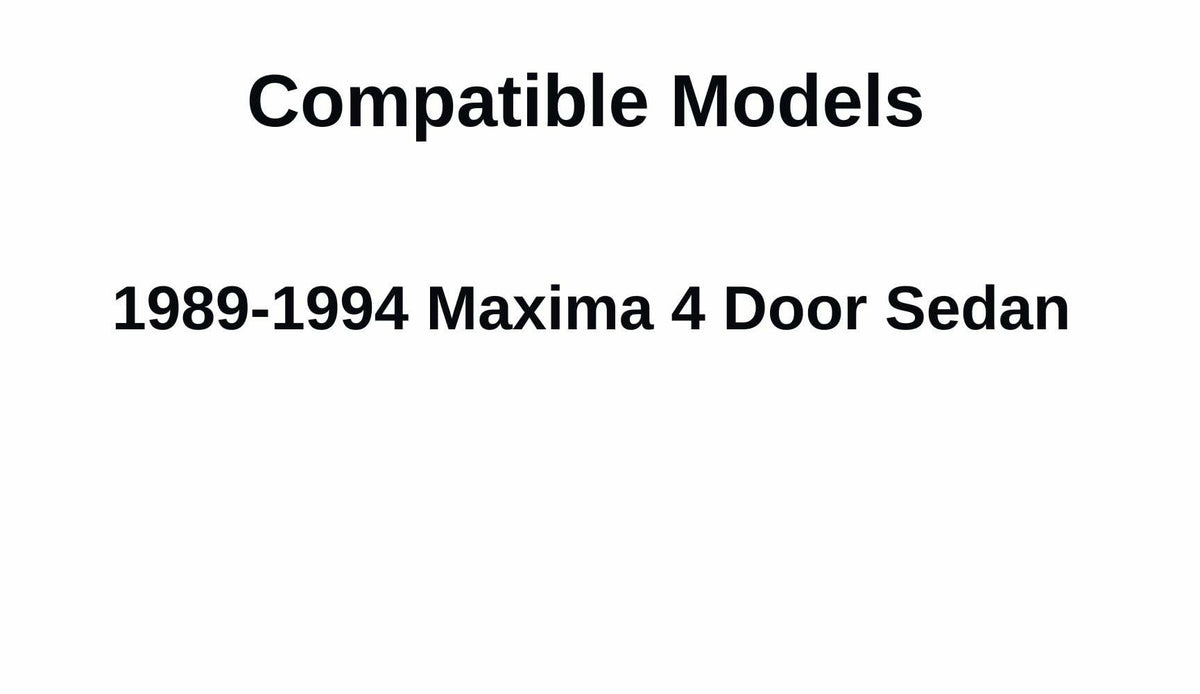 Driver Left Side Rear Vent Window Vent Glass Compatible with Nissan Maxima 1989-1994 Models