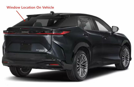 Tempered Heated Rear Tailgate Liftgate Window Back Glass Compatible with Lexus RZ300e RZ450e 2023-2025 Models