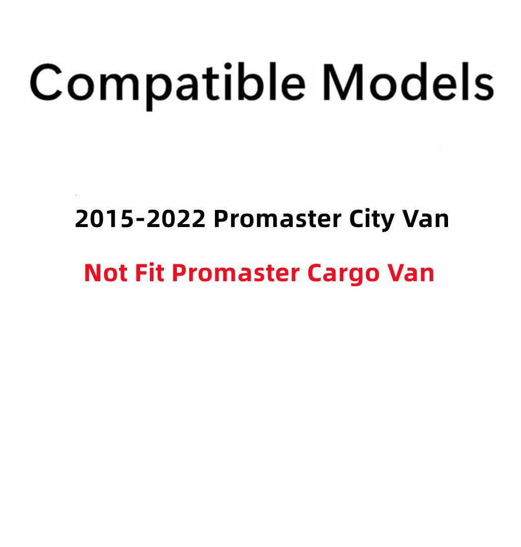 Movable Manual Sytle Driver Left Side Rear Door Window Door Glass Compatible with Ram Promaster City 2015-2022 Models