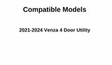 Privacy Passenger Right Side Rear Door Window Door Glass Compatible with Toyota Venza 2021-2024 Models