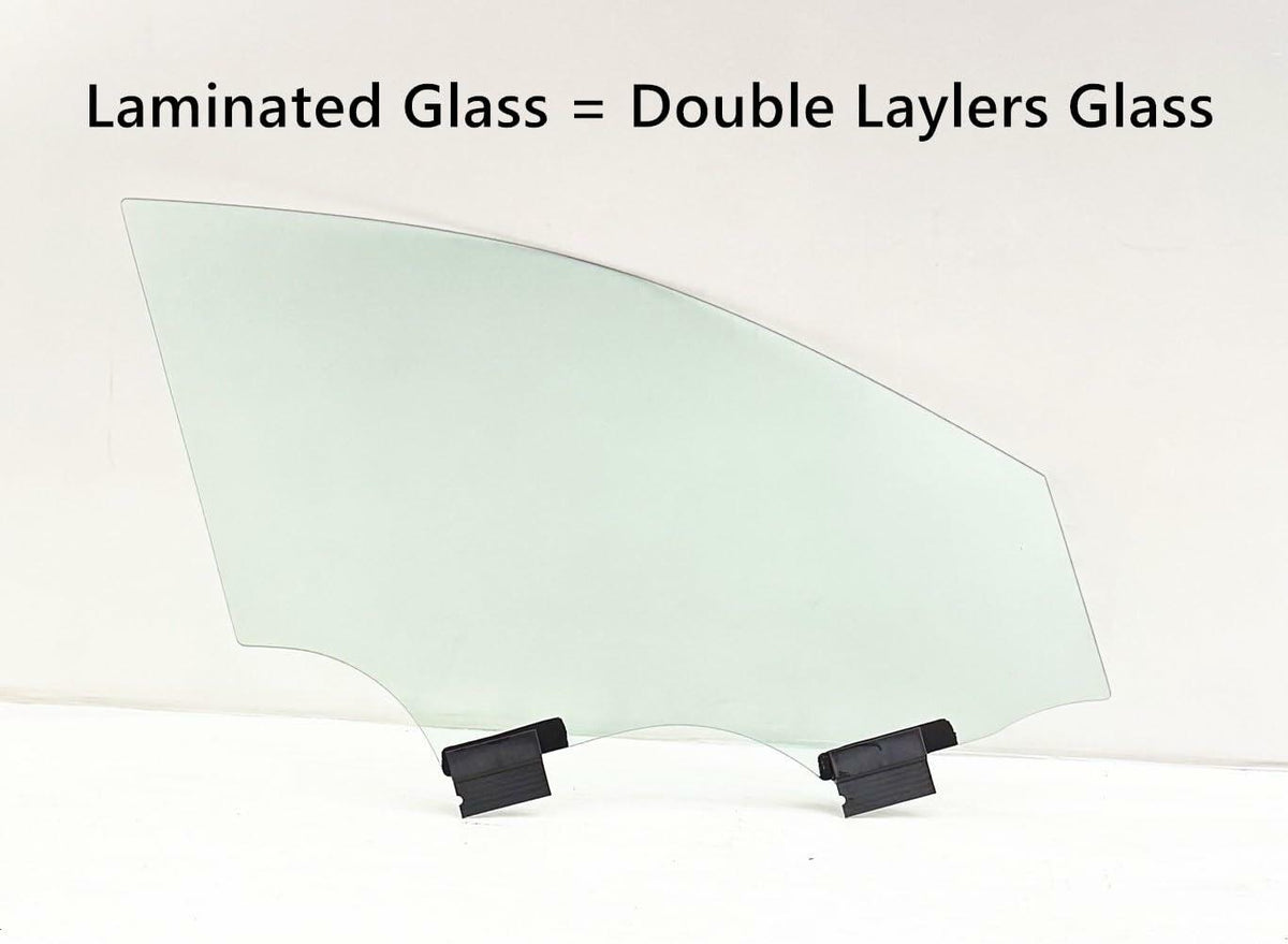 Laminated Passenger Right Side Front Door Window Door Glass Compatible with Benz C300 / C400 / C63 AMG / C65 AMG 2015-2018 4-Door Sedan Models