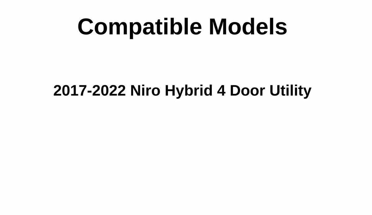 Tempered Driver Left Side Front Door Window Door Glass Compatible with Kia Niro Hybrid 2017-2022 Models