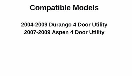 Passenger Right Side Quarter Window Quarter Glass Compatible with Dodge Durango 2004-2009 Models/Chrysler Aspen 2007-2009 Models