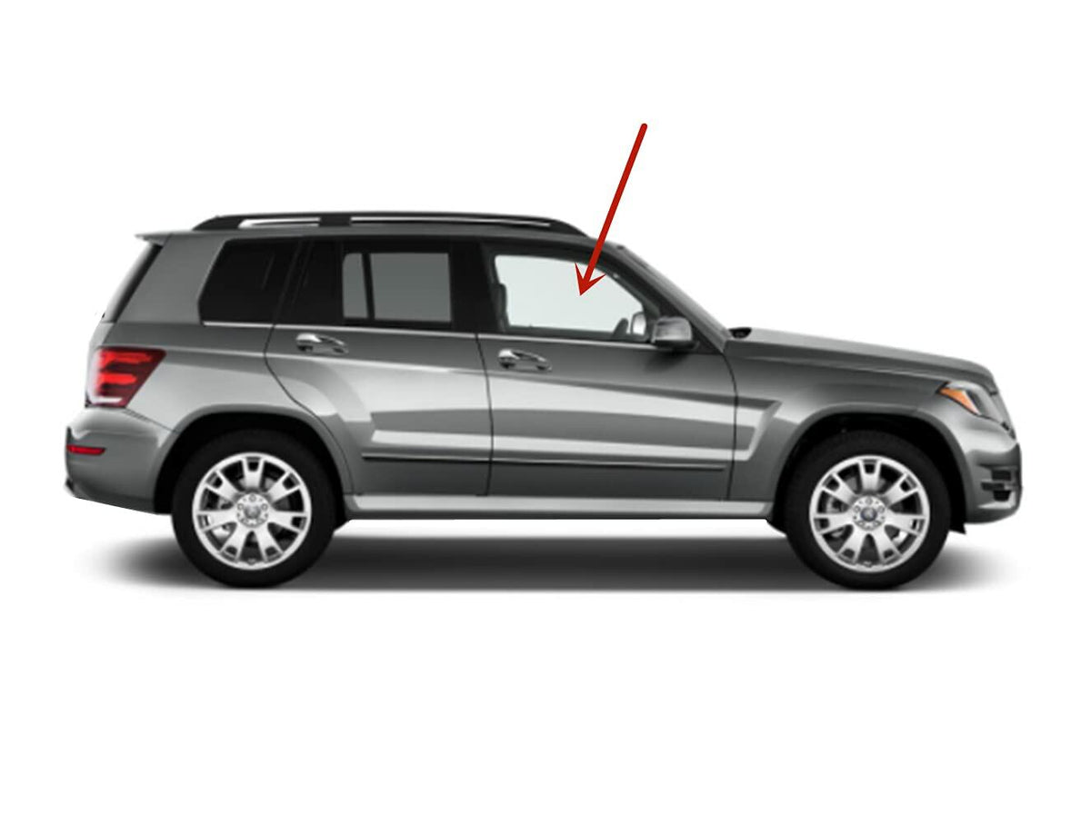 OEM Passenger Right Side Front Door Window Door Glass Compatible with Mercedes Benz GLK350 GLK250 2010-2015 Models