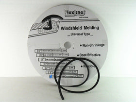 Flexline Moldura universal invertida de goma para parabrisas y vidrio automotriz 14.5mm 15' FT. UM1511BR