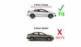 Passenger Right Side Quarter Window Quarter Glass W/ Gasket Compatible with Honda Civic 2 Door Coupe 2012-2015 Models