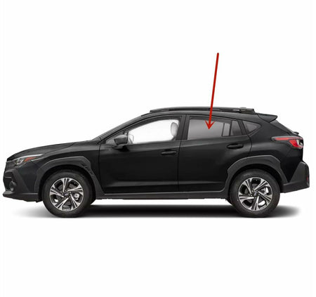 Tempered Factory Privacy Tinted Driver Left Side Rear Door Window Door Glass Compatible with Subaru Crosstrek 2024-2026 Models