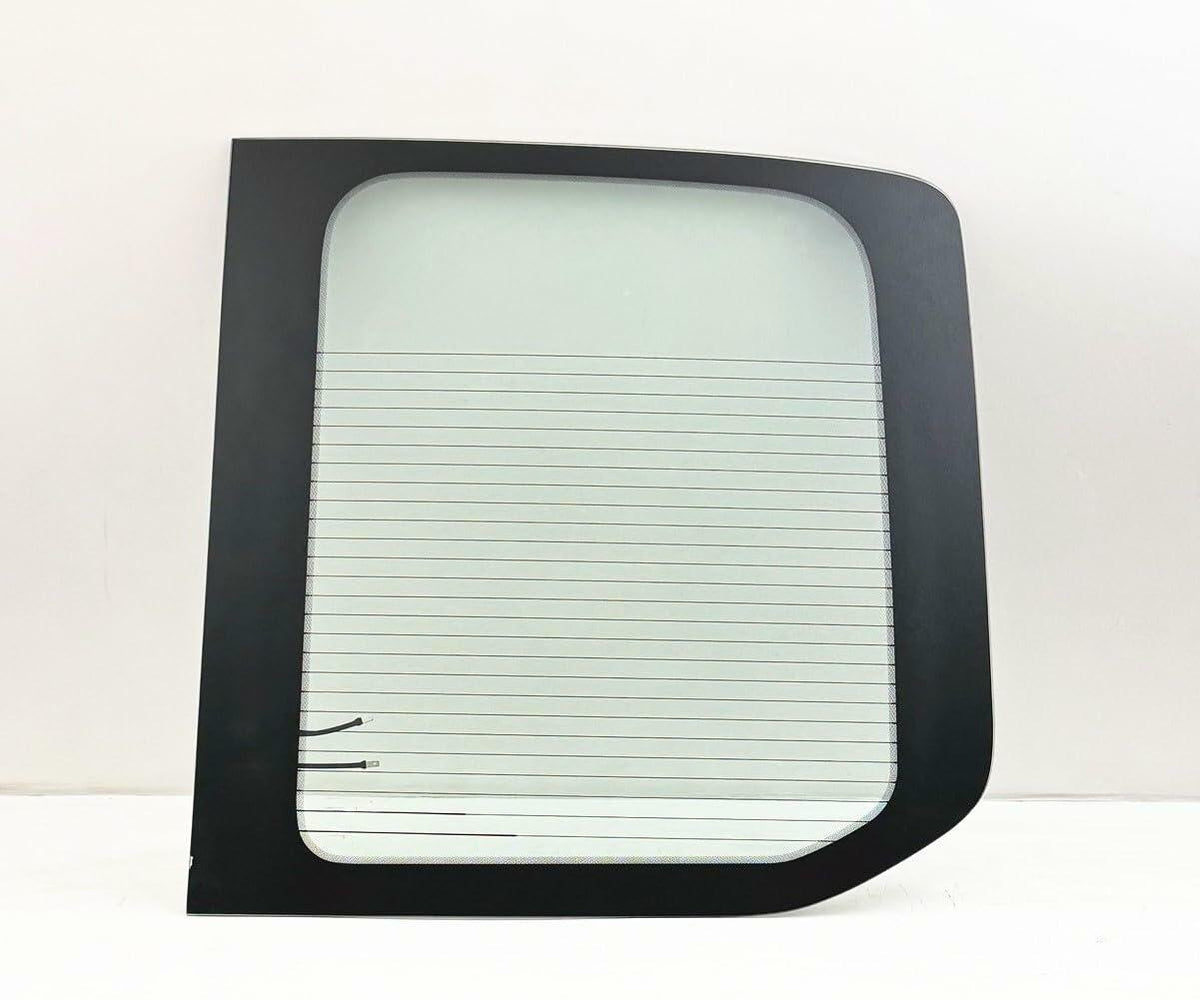 Heated Rear Back Window Back Glass Passenger Right Side Compatible with Ford Transit 100.8" Mid-Roof & 110.2'' High-Roof Van 2015-2026 Models (Not for Low-Roof , Or Transit Connect)