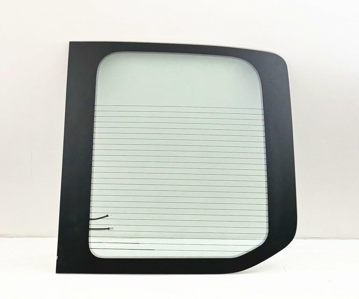 Heated Rear Back Window Back Glass Passenger Right Side Compatible with Ford Transit 100.8" Mid-Roof & 110.2'' High-Roof Van 2015-2026 Models (Not for Low-Roof , Or Transit Connect)