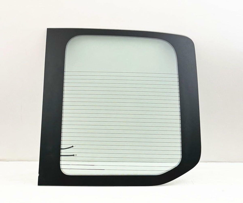 Heated Rear Back Window Back Glass Passenger Right Side Compatible with Ford Transit 100.8" Mid-Roof & 110.2'' High-Roof Van 2015-2026 Models (Not for Low-Roof , Or Transit Connect)