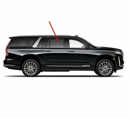 Tempered Privacy Passenger Right Side Rear Door Window Door Glass Compatible with Escalade ESV 2021-2026 Models ( Not For Escalade )