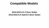 Passenger Right Side Front Door Window Door Glass Compatible with Acura ILX 2013-2015 Models