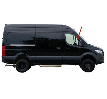 Passenger Right Side Front Vent Window Vent Glass Compatible with Mercedes Benz Sprinter 1500 2500 3500 4500 2019-2025 Models