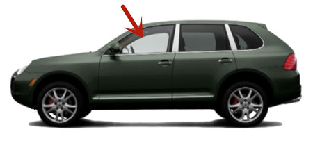 OEM Laminated Driver Left Side Front Door Window Door Glass Compatible with Porsche Cayenne 2004-2010 Models