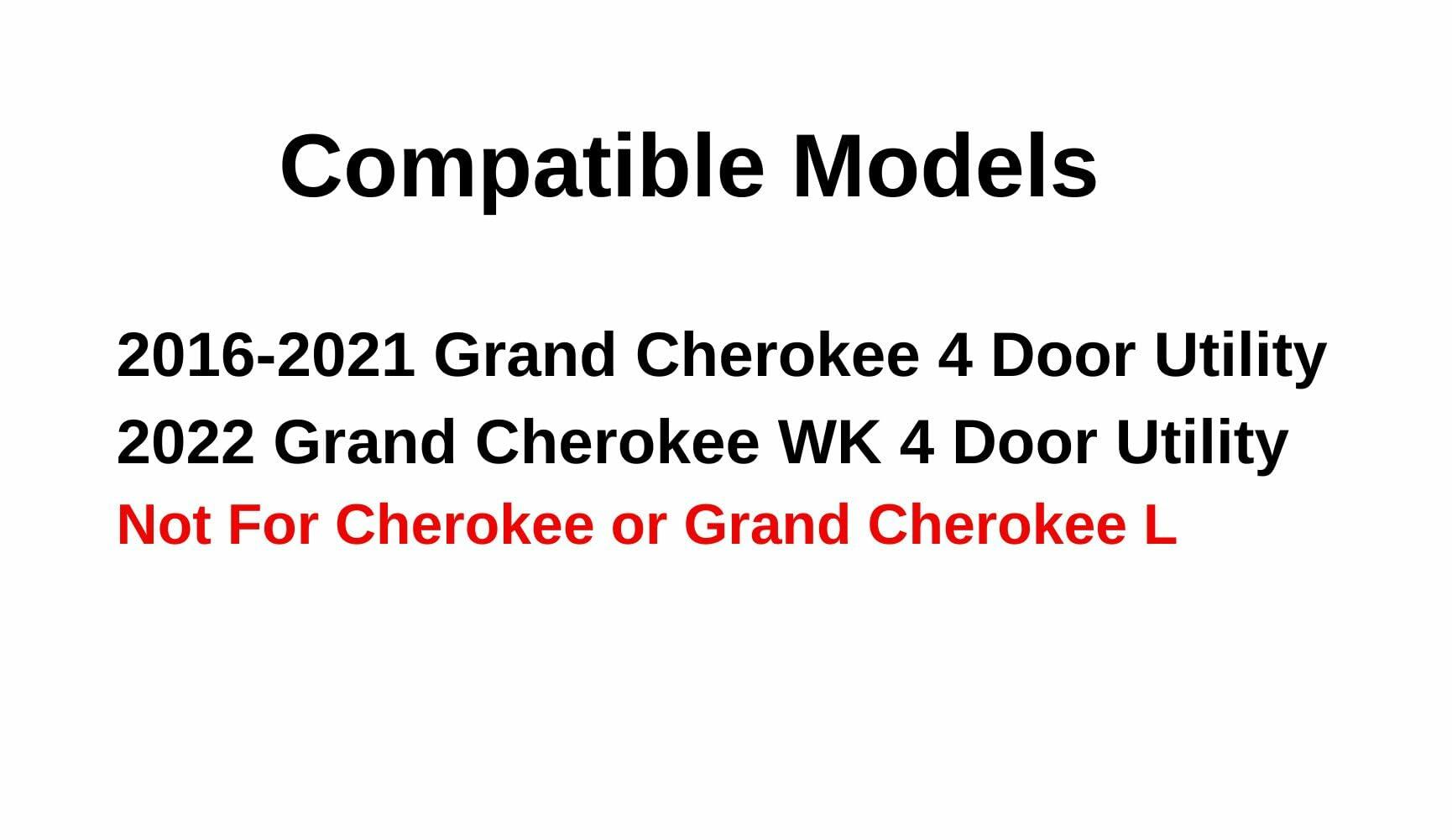 OE Black Moulding Privacy Passenger Right Side Quarter Window Quarter Glass Compatible with Jeep Grand Cherokee 2016-2021 Grand Cherokee WK 2022 Models (Not For Cherokee, or Grand Cherokee L)