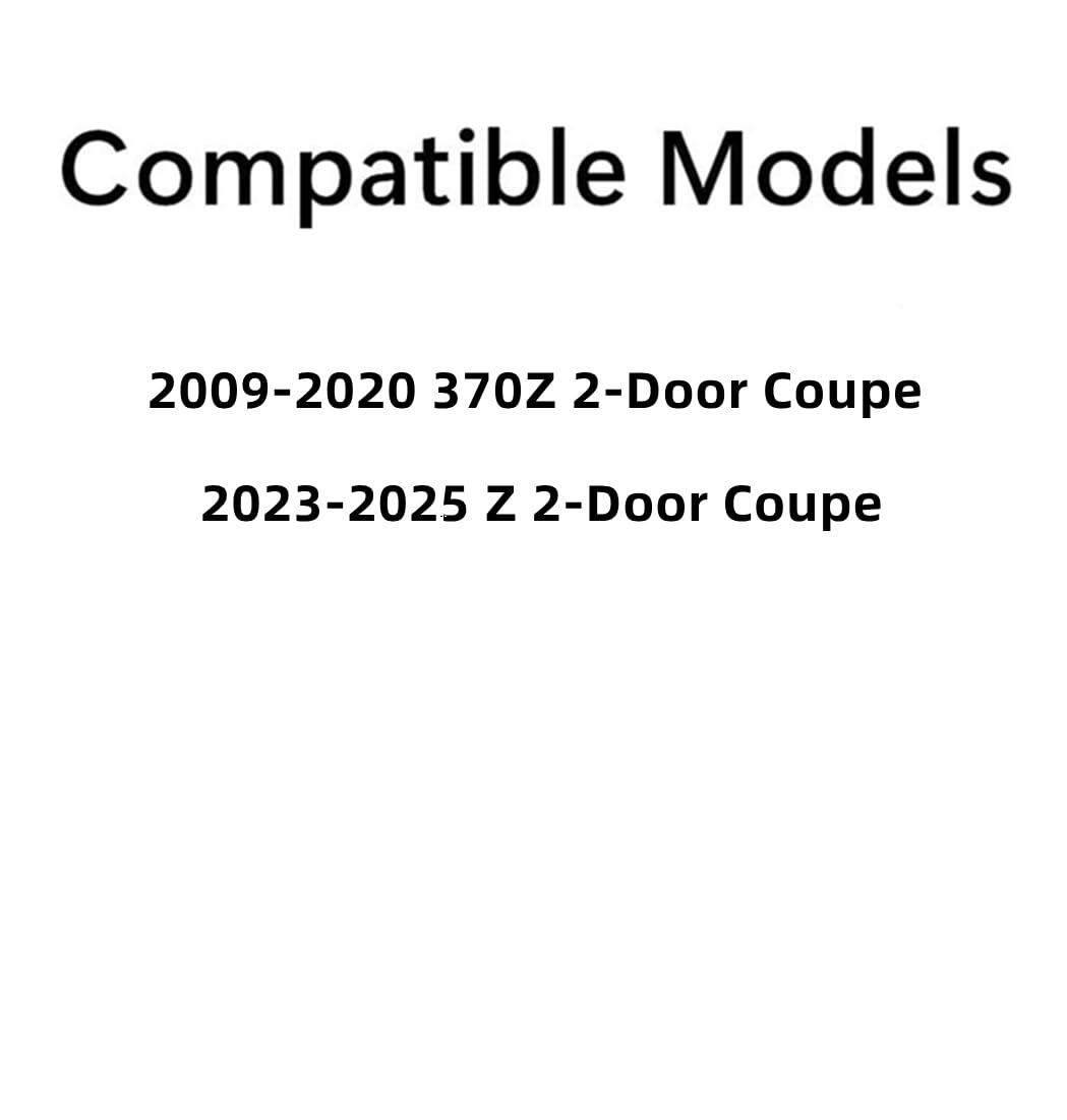 Passenger Right Side Door Window Door Glass Compatible with Nissan 370Z 2 Door Coupe 2009-2020 / Z 2023-2025 Models