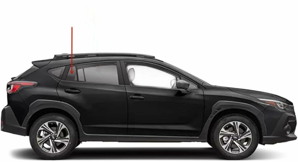 Factory Privacy Tinted Passenger Right Side Rear Vent Window Glass Compatible with Subaru Crosstrek 2024-2026 Models