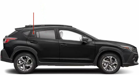 Factory Privacy Tinted Passenger Right Side Rear Vent Window Glass Compatible with Subaru Crosstrek 2024-2026 Models