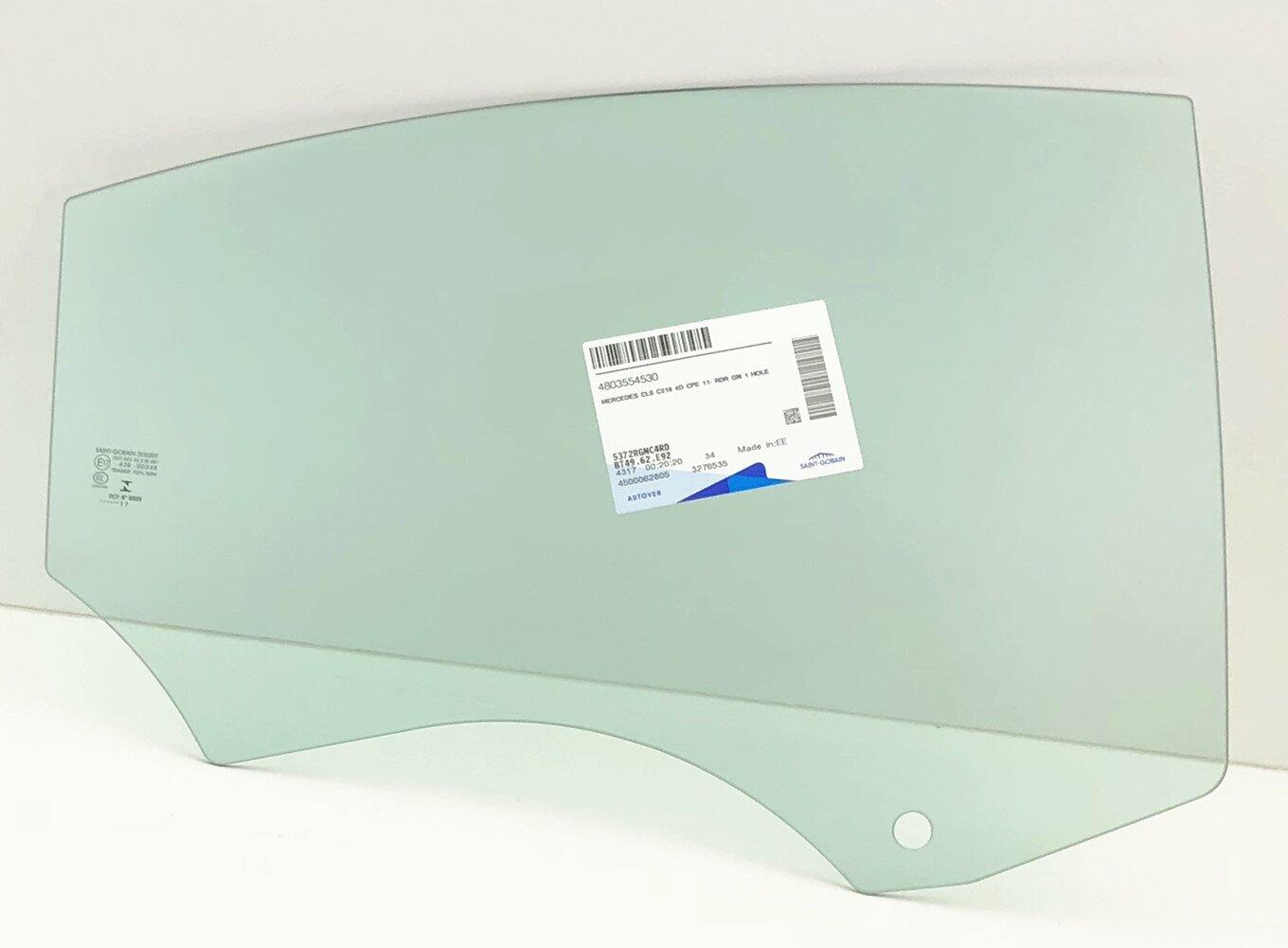 OEM Passenger Right Side Rear Door Window Door Glass Compatible with Mercedes Benz CLS63AMG / CLS550 / CLS400 4 Door Coupe 2012-2018 Models