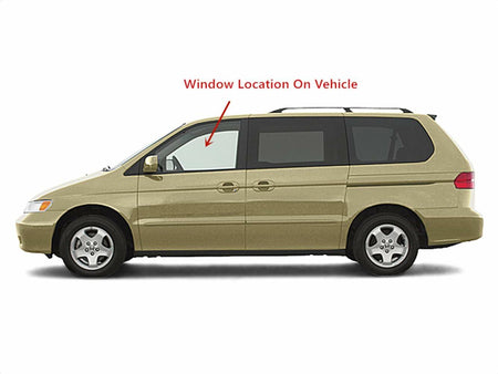 Driver Left Side Front Door Window Door Glass Compatible with Honda Odyssey 1999-2004 Models