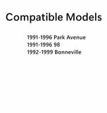 Passenger Right Side Front Door Window Door Glass Compatible with Oldsmobile 98 1991-1996/Buick Park Avenue 1991-1996/Pontiac Bonneville 1992-1999 Models