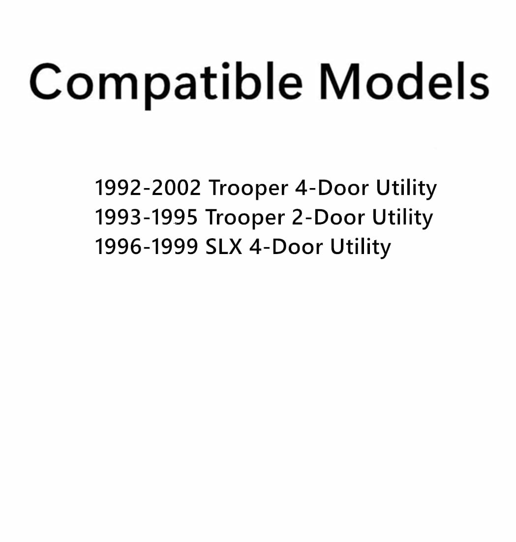 Driver Left Side Front Door Window Compatible with Isuzu Trooper 1992-2002 Models/ Compatible with Acura SLX 1996-1999 Models